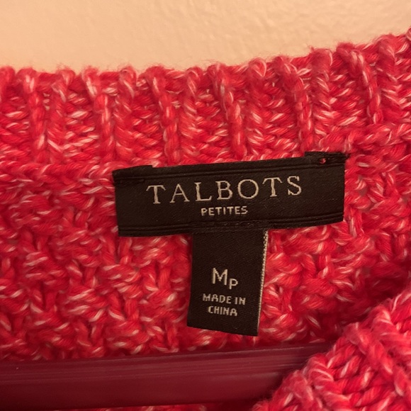 Talbots marled sweater Medium Petite - Picture 2 of 3